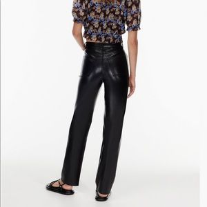 Wilfred Malina Faux Vegan Leather Pant - Black - Size 2